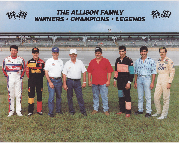 Hut Stricklin, Davie, Bobby, Donny, Kenny, Ronald, Donald & Clifford Allison