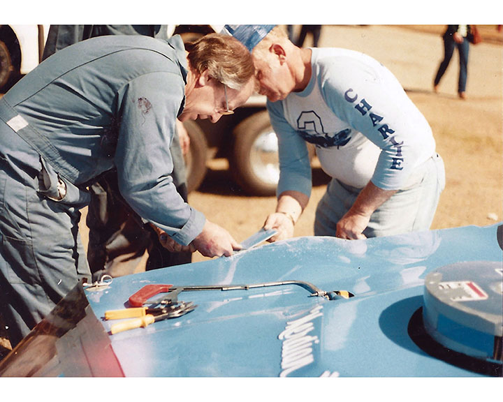 Leroy Williams & Chuck Williams Don Lorenz's car